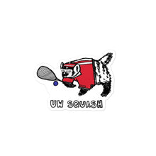 Load image into Gallery viewer, uw squash sticker
