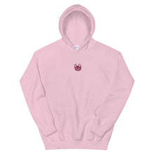 Load image into Gallery viewer, Embroidered Pastel Strawberry Hoodie