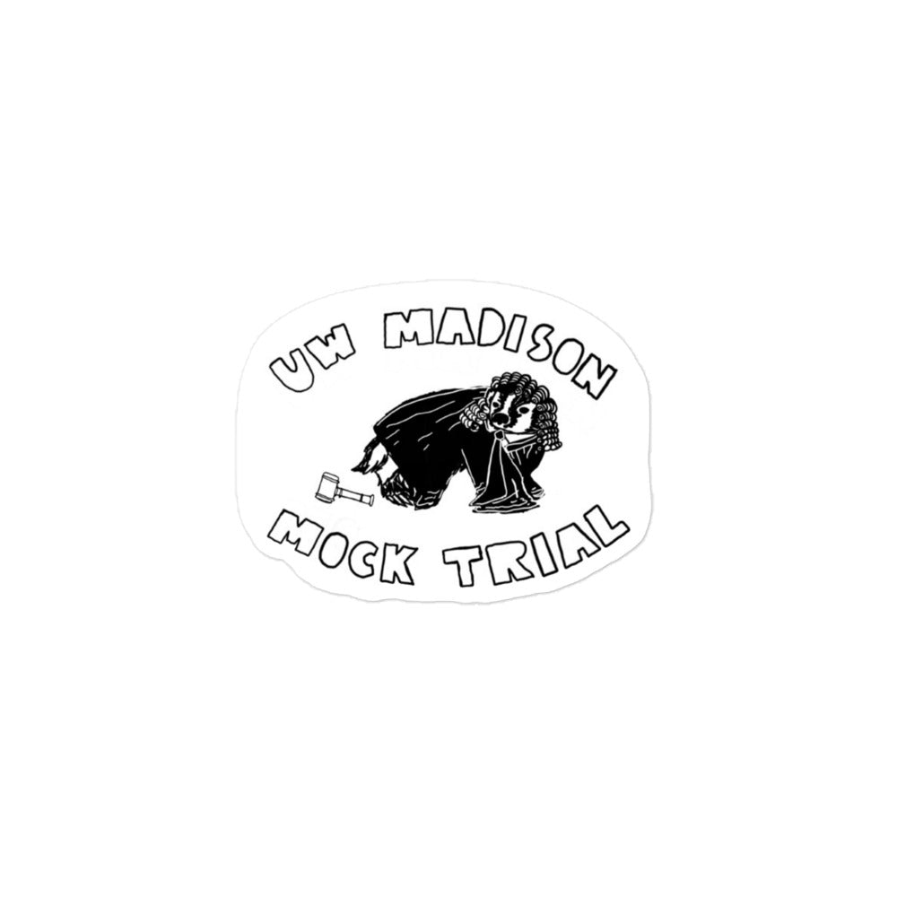 uw mock trial sticker