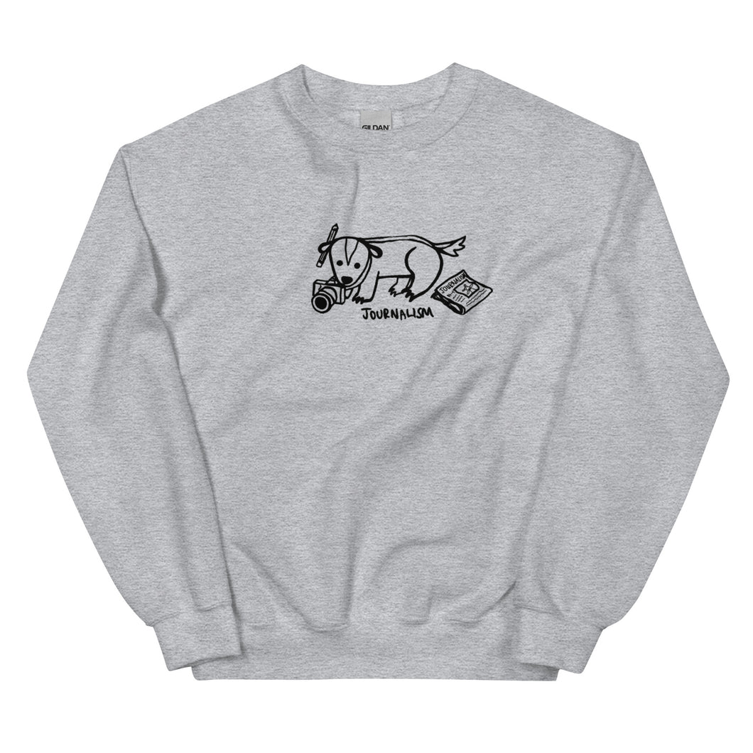 journalism crewneck