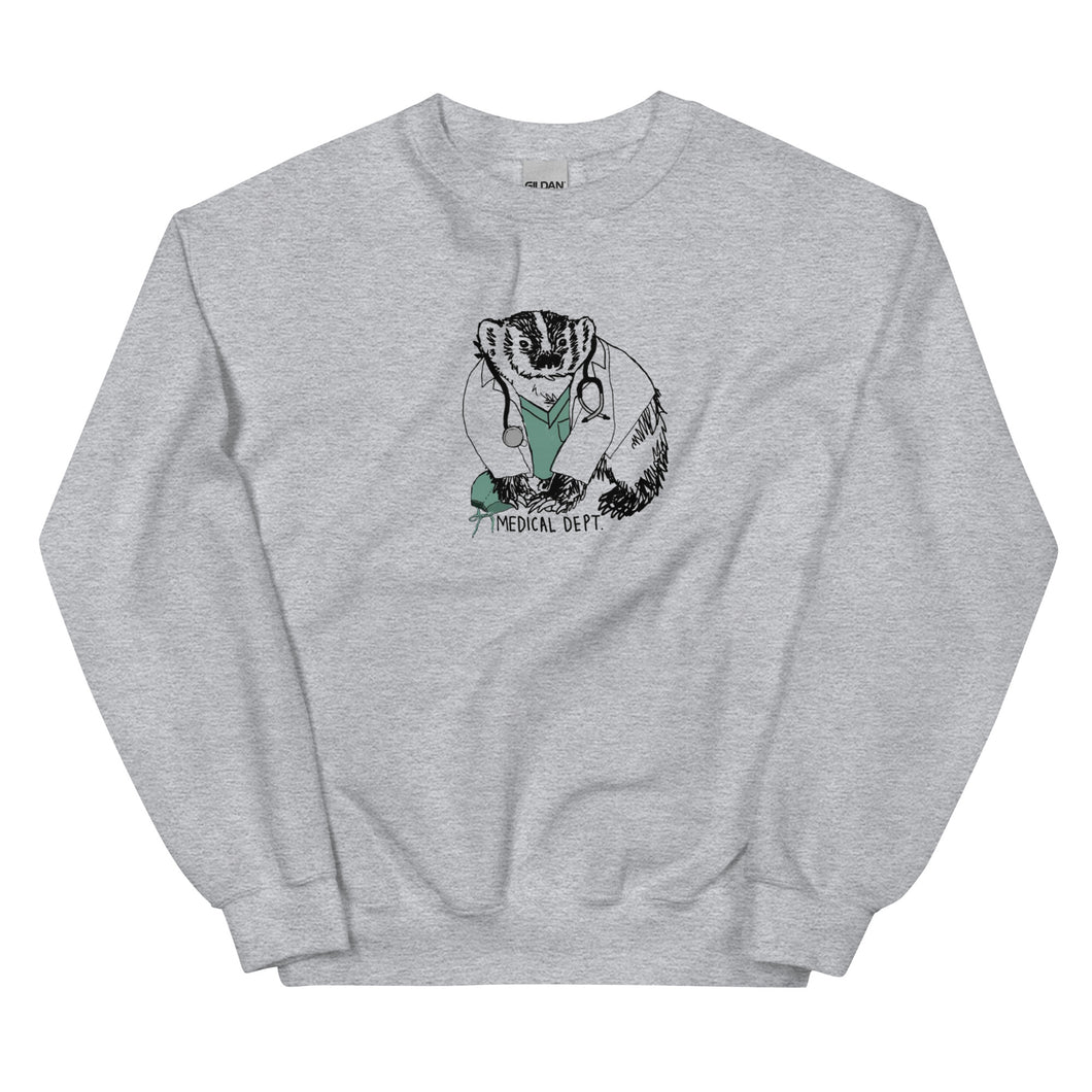 med dept. crewneck