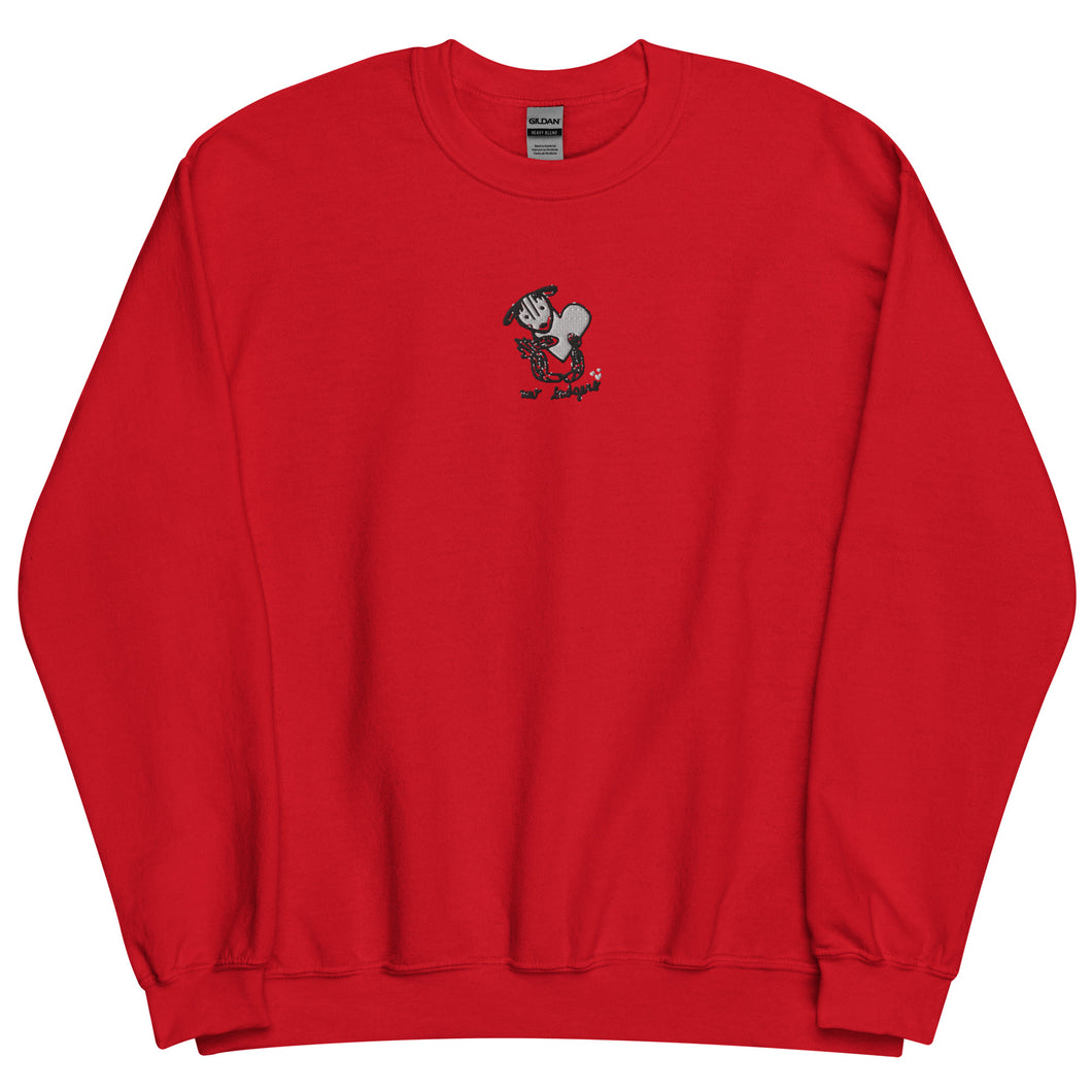 holding ur heart lil man bagor crewneck