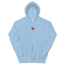 Load image into Gallery viewer, Embroidered Pastel Strawberry Hoodie
