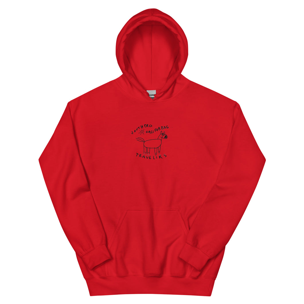 southie california travelers hoodie