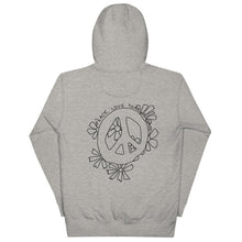 Load image into Gallery viewer, PEACE HOODIE W BACK PIECE
