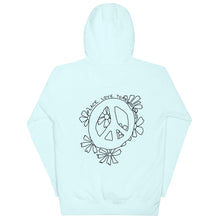 Load image into Gallery viewer, PEACE HOODIE W BACK PIECE
