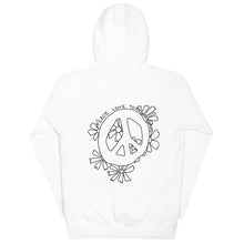 Load image into Gallery viewer, PEACE HOODIE W BACK PIECE
